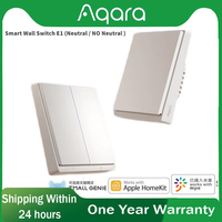 Aqara E1 Smart Wall Switch Zigbee 3.0 Wireless /Touch Control WiFi Smart Wandschakelaar Light Switch key Works with Mi Home