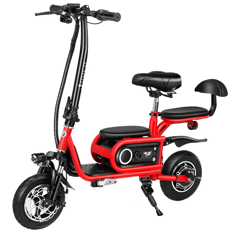 электросамокат Adult Electric Folding Scooter Super Portable Lithium Battery Mini City Coco Scooter