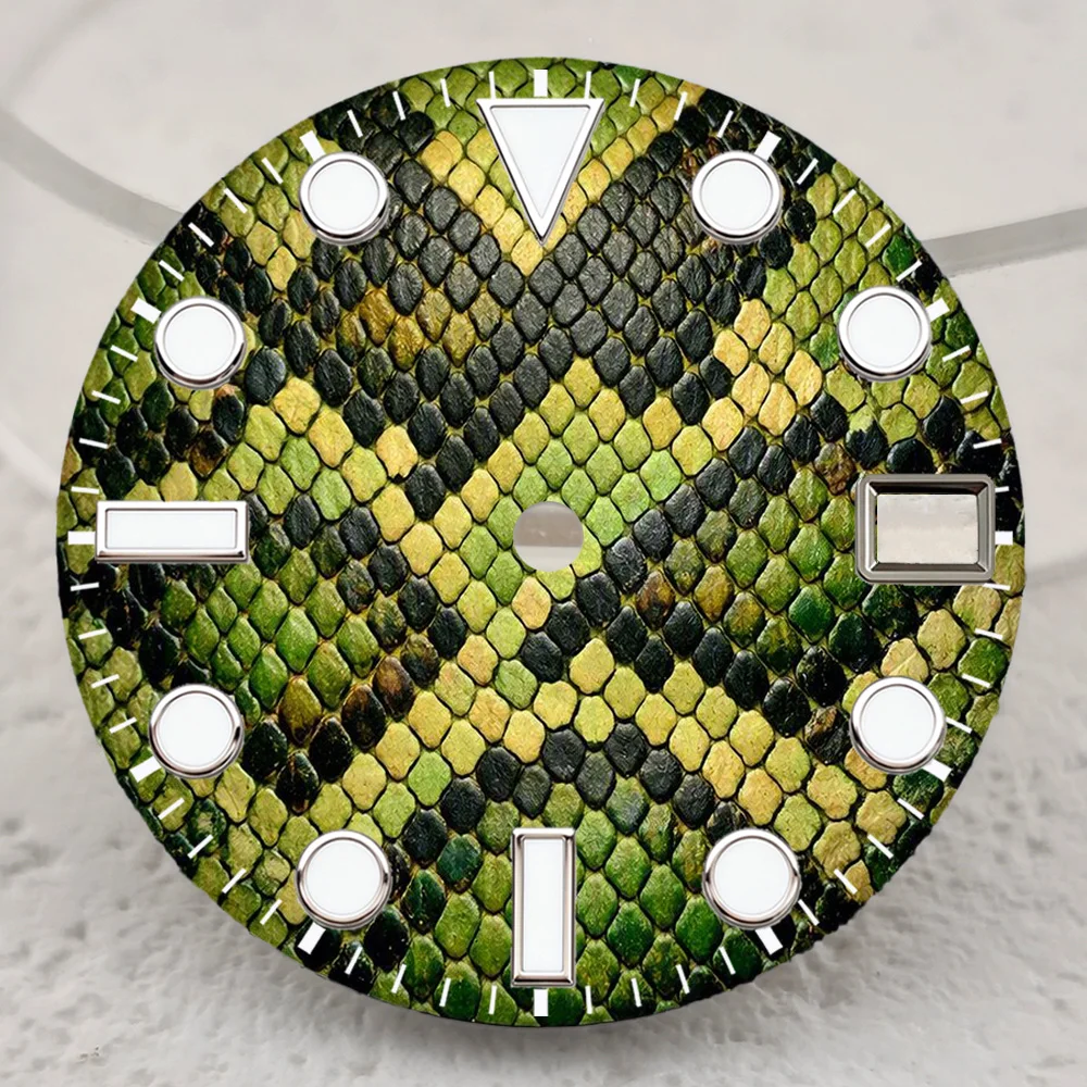 NH35 Dial 28.5mm Dial 3D Print Creative Color Series DialHigh-Quality Watch Dial Suitable For NH35/NH36 Movement Watch Accessory