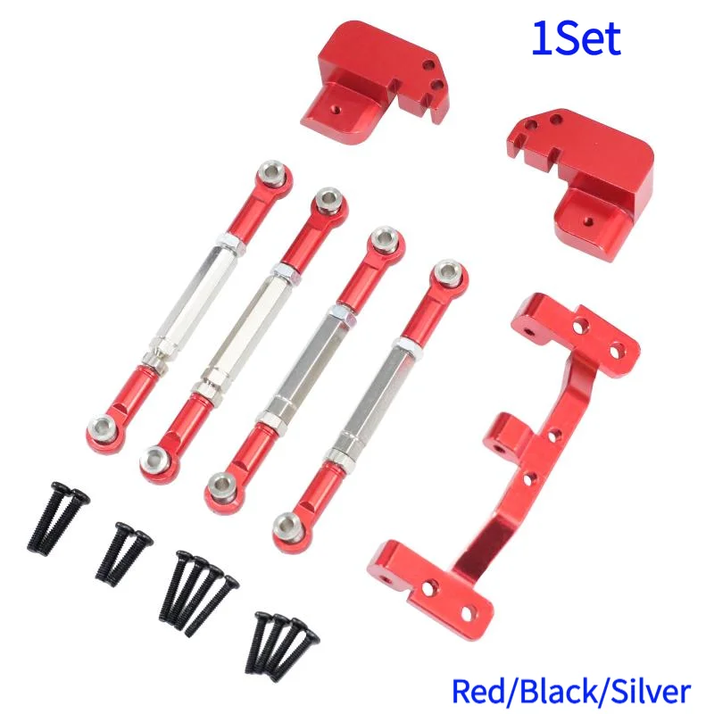 1Set MN82 Series RC Cars Model Upgrade Parts Rear Axle 4-Link Conversion Bracket For LC79 RC Pickup Truck Modification Accessory