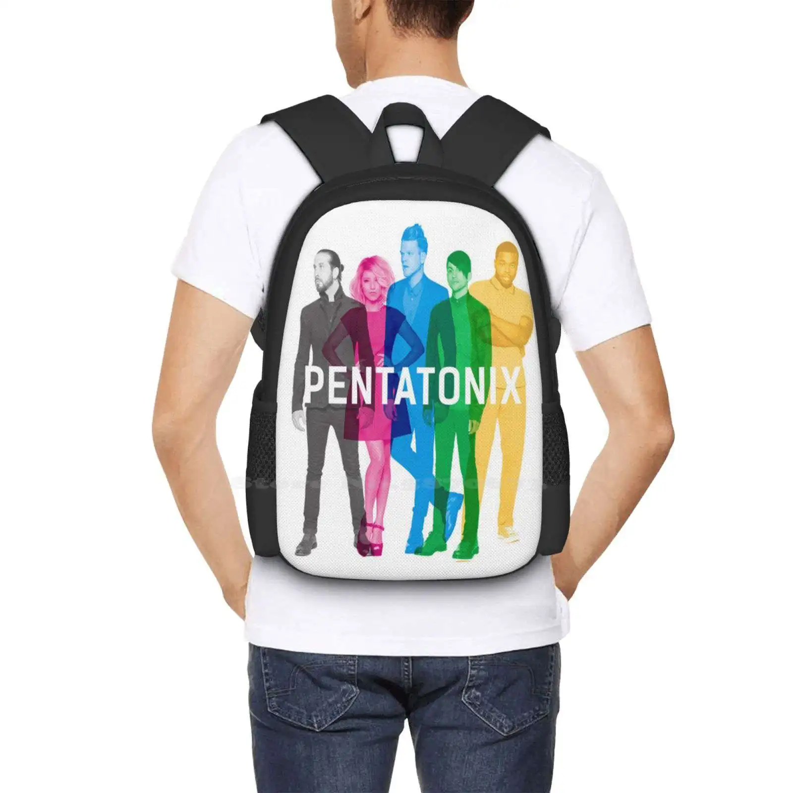 PentatOnix Natal Logo Mochila, Tour Album, moda sacos, venda quente