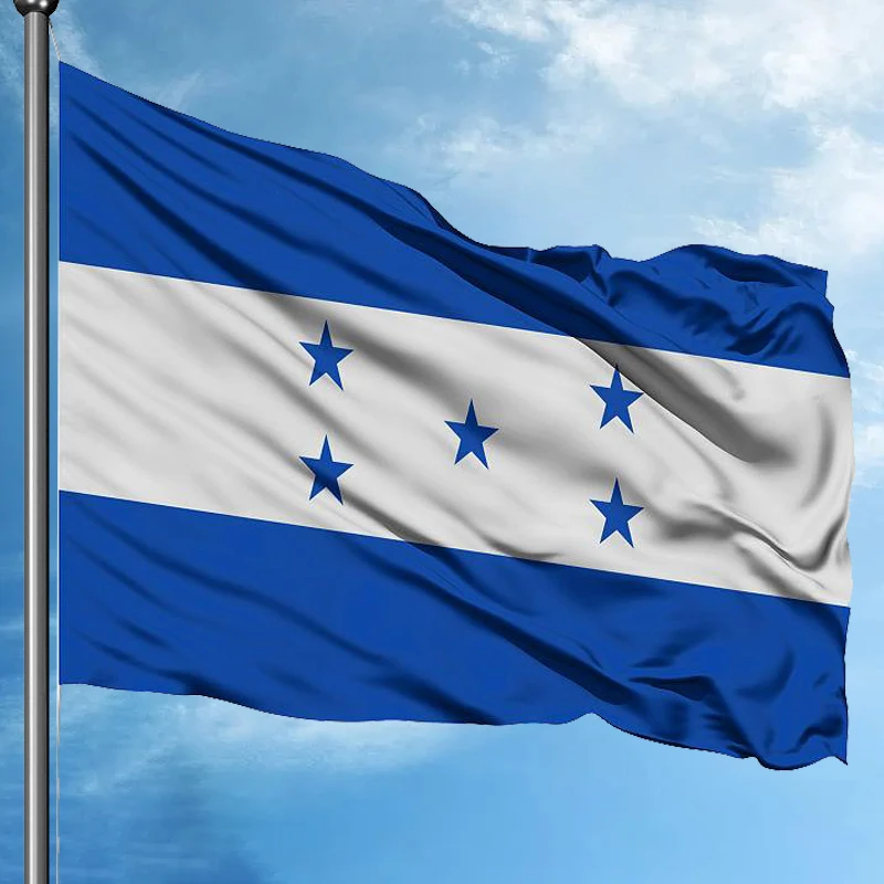 

EOODLOVE flag Honduras flag 90x150cm indoor and outdoor 3x5 feet hanging decoration Honduras flag event flag