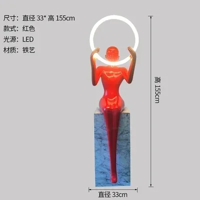 

b20 Humanoid Sculpture Ball Art Exhibition Hall Nordic Creative Decoration Living Room Human Body Floor Ornaments