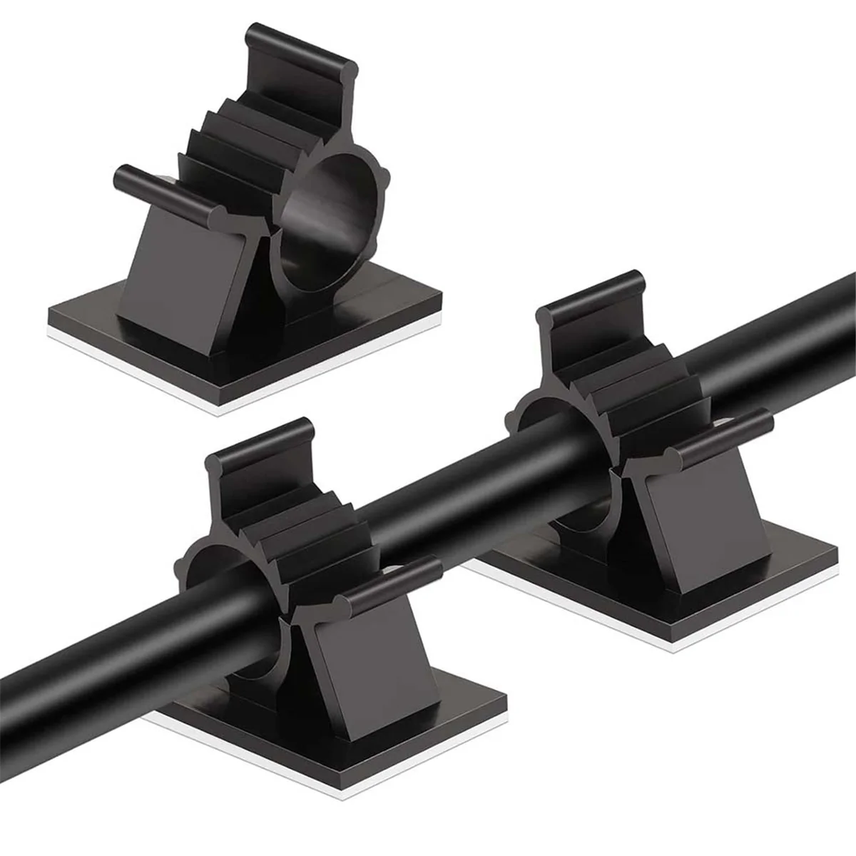 100 шт., самоклеящиеся регулируемые Кабельные Зажимы