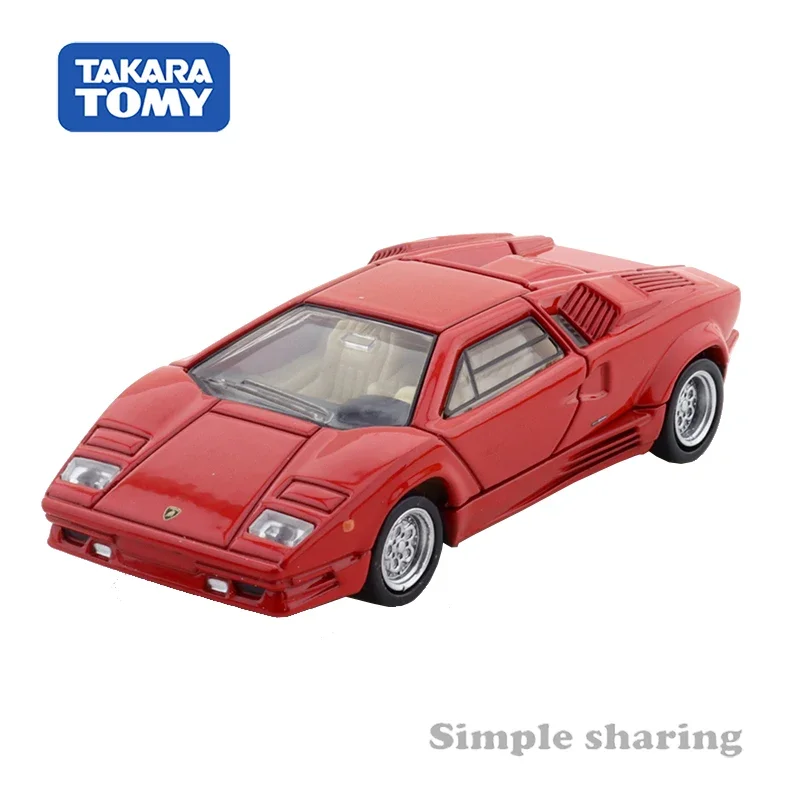 Takara Tomy Tomica Premium 12 Lamborghini Countach 25th Anniversary 1:61 Car Model Simulation Toy Boy Toy Collection 175995