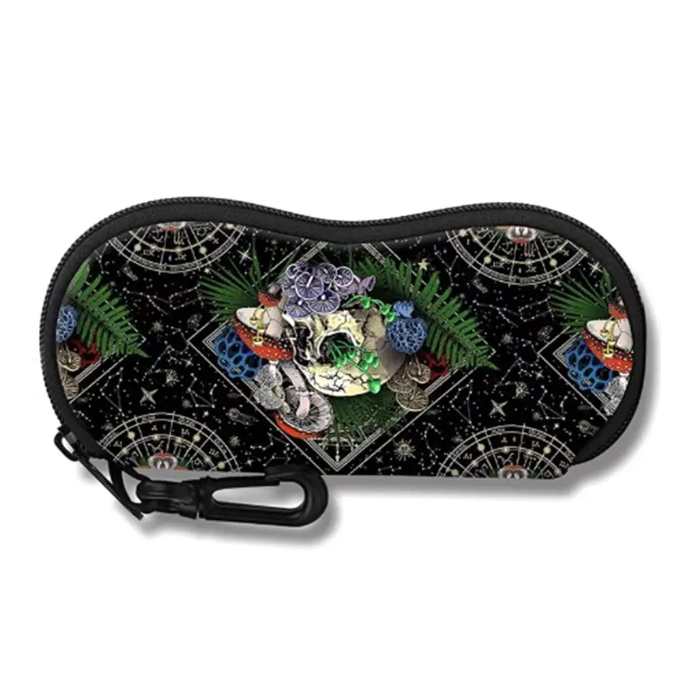 

Zipper Wallet Diving Material Glasses Box Fashion Anti Fall Myopia Glasses Case Sunglasses Organizer Students