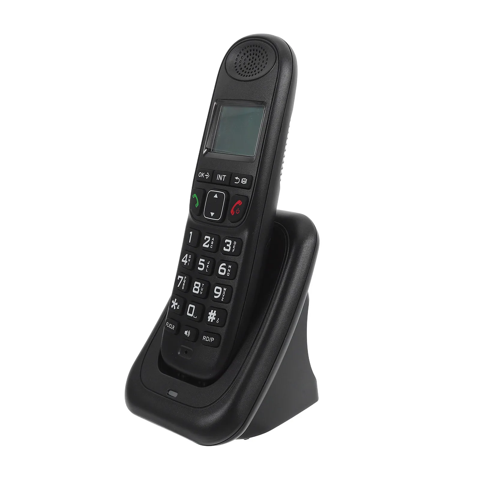1Set Telephone Cordless Office Phone Handheld Digital Caller Id Large Screen Wireless Communication Device Business Use