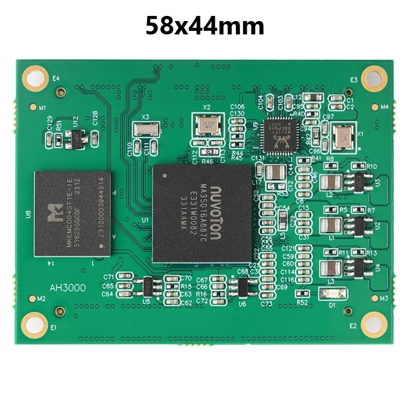 AH3000 Nuvoton MA35D1 اللوحة الأساسية، متعدد النواة متغاير، 17 منفذًا تسلسليًا، 4 CANFD، إيثرنت جيجابت مزدوج، LCD MA35D16A887C #4