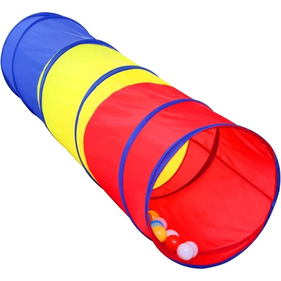 Play Tunnel for Toddlers Pop Up Crawl Through Tunnel Play Tent for Baby Infant or Dog Tunnel Toys or Gift Indoor and Outdoor Cl