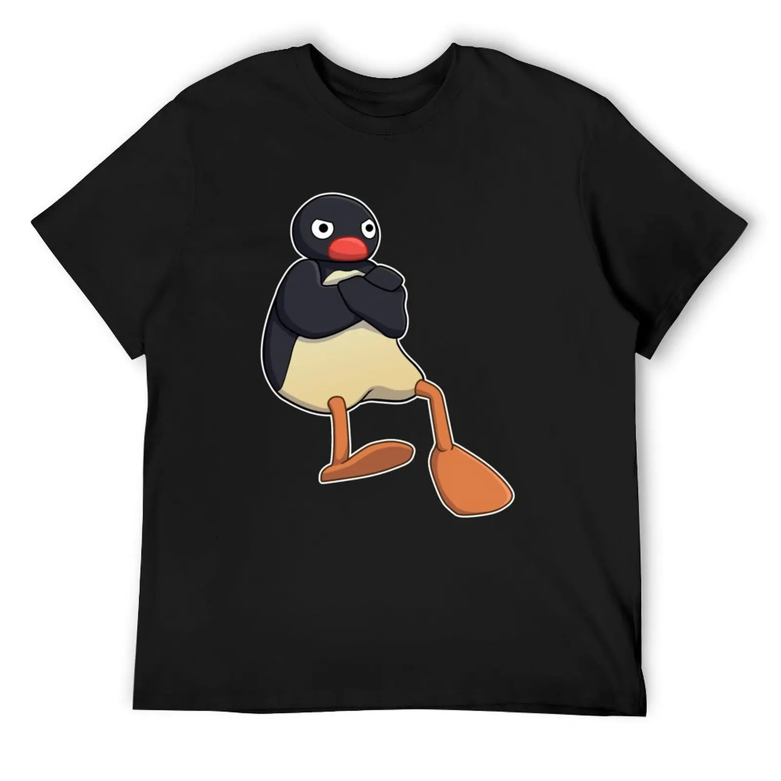 Angry Pingu Classic T-Shirt vintage t shirts summer top anime figures street wear mens designer t shirt