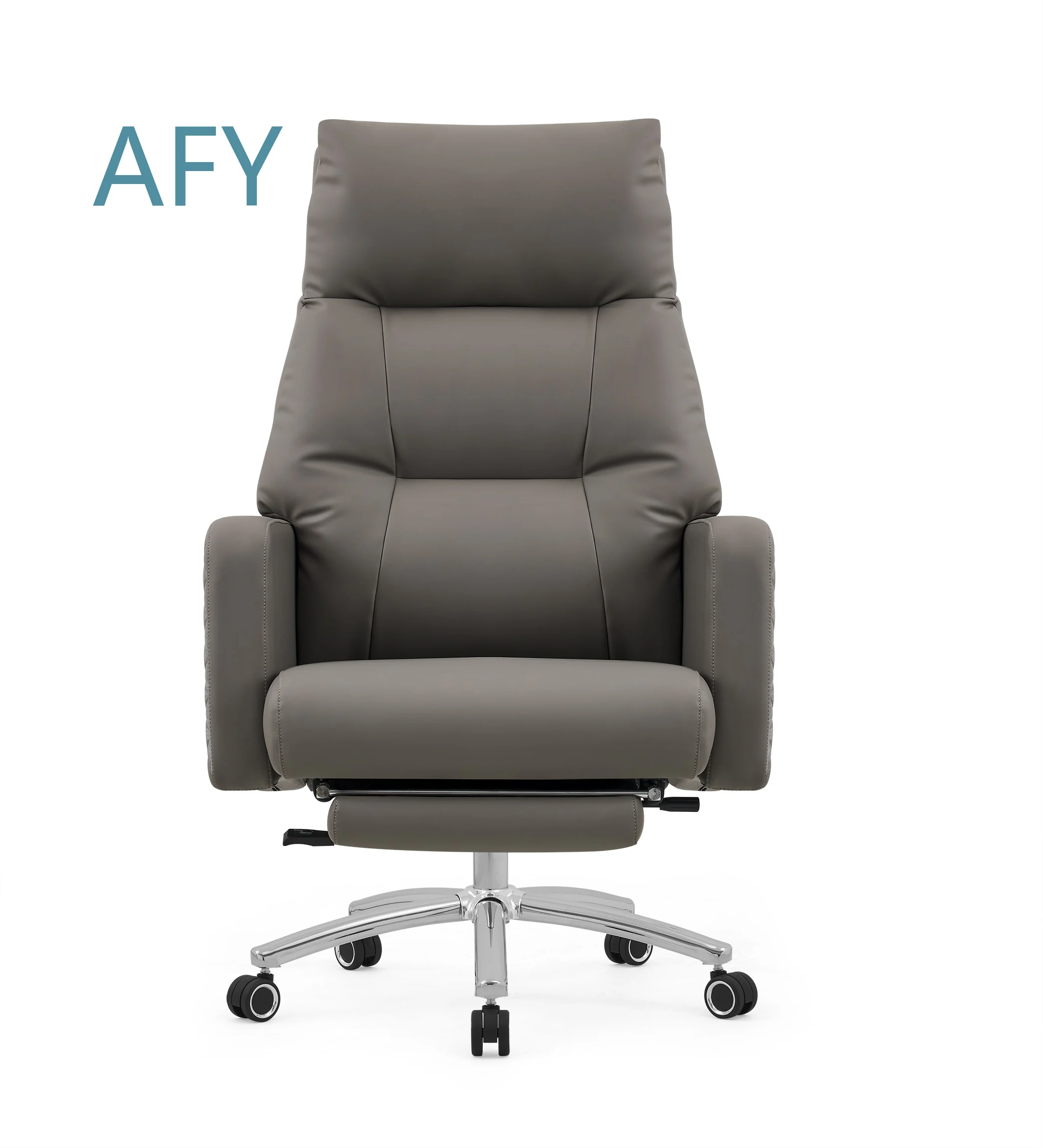 Luxury White Leather Executive Office Chair for Ergonomic Footrest for Relaxation Reclining Chair Wholesale Comfortable Mesh