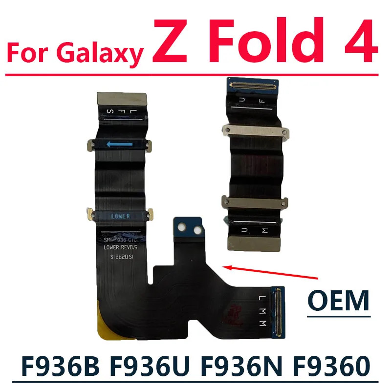 1 Pair Spin Axis Flex Cable for Samsung Galaxy Z Fold4 SM-F936B F936U F936N F9360 Phone Flex Cable Repair Replacement Part