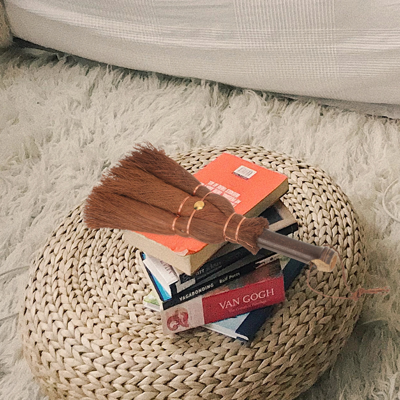 

Hand Woven Straw Cleaning Tool For Home Kitchen Office Small Household Manual Household Straw-Woven Broom Woven Broom