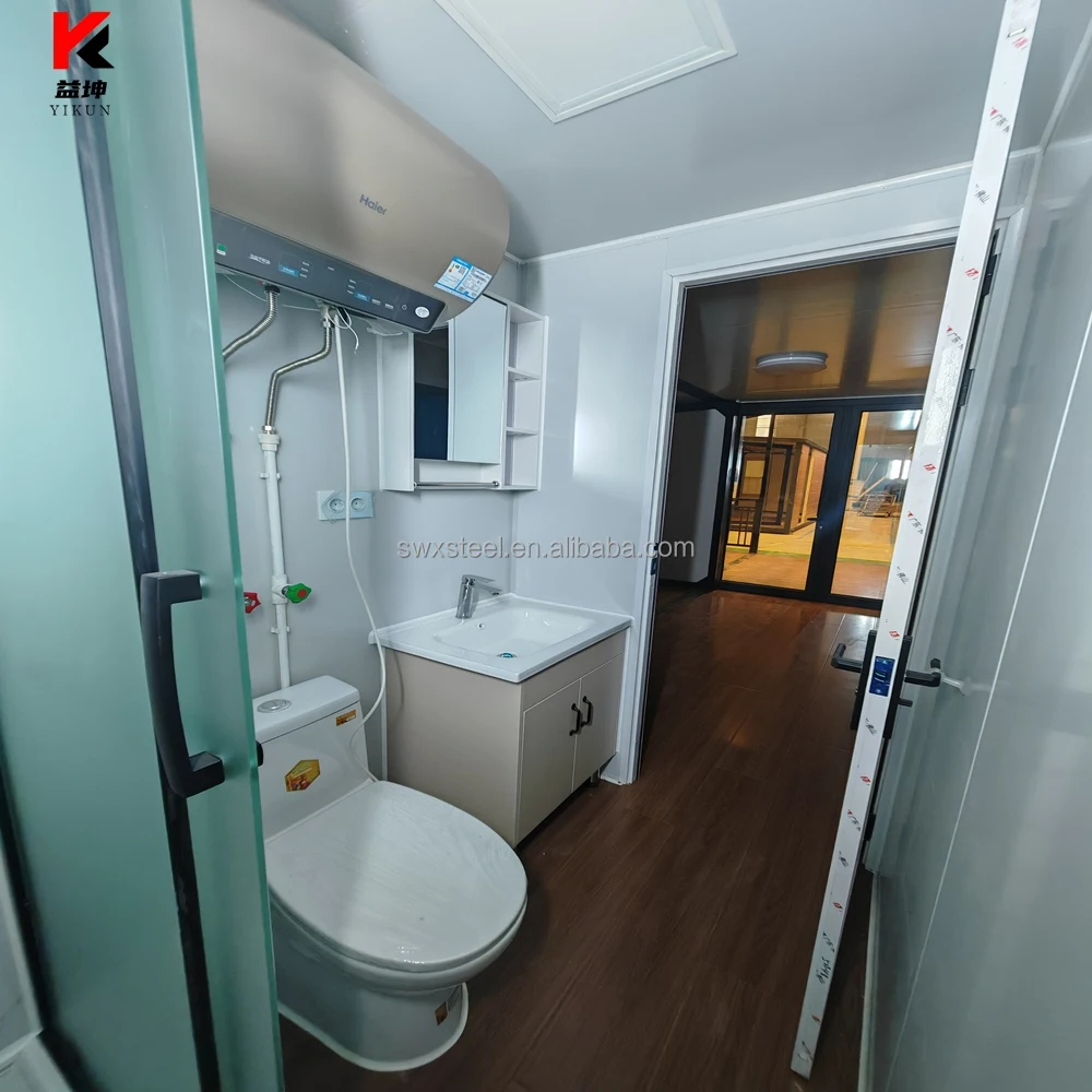 20FT 1 2 3 4 Bedroom Prefab Houses Modern Container Home Apartment Wooden Tiny House Villa
