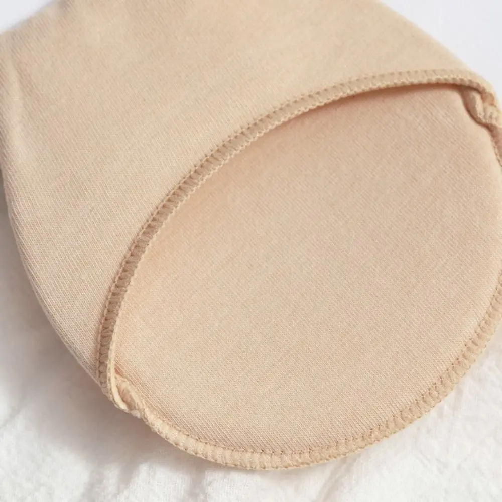 1 пара новых силиконовых носков на половину ног, мягкие хлопковые подушечки для ног на половину ладони, дышащие нескользящие носки на высоком каблуке