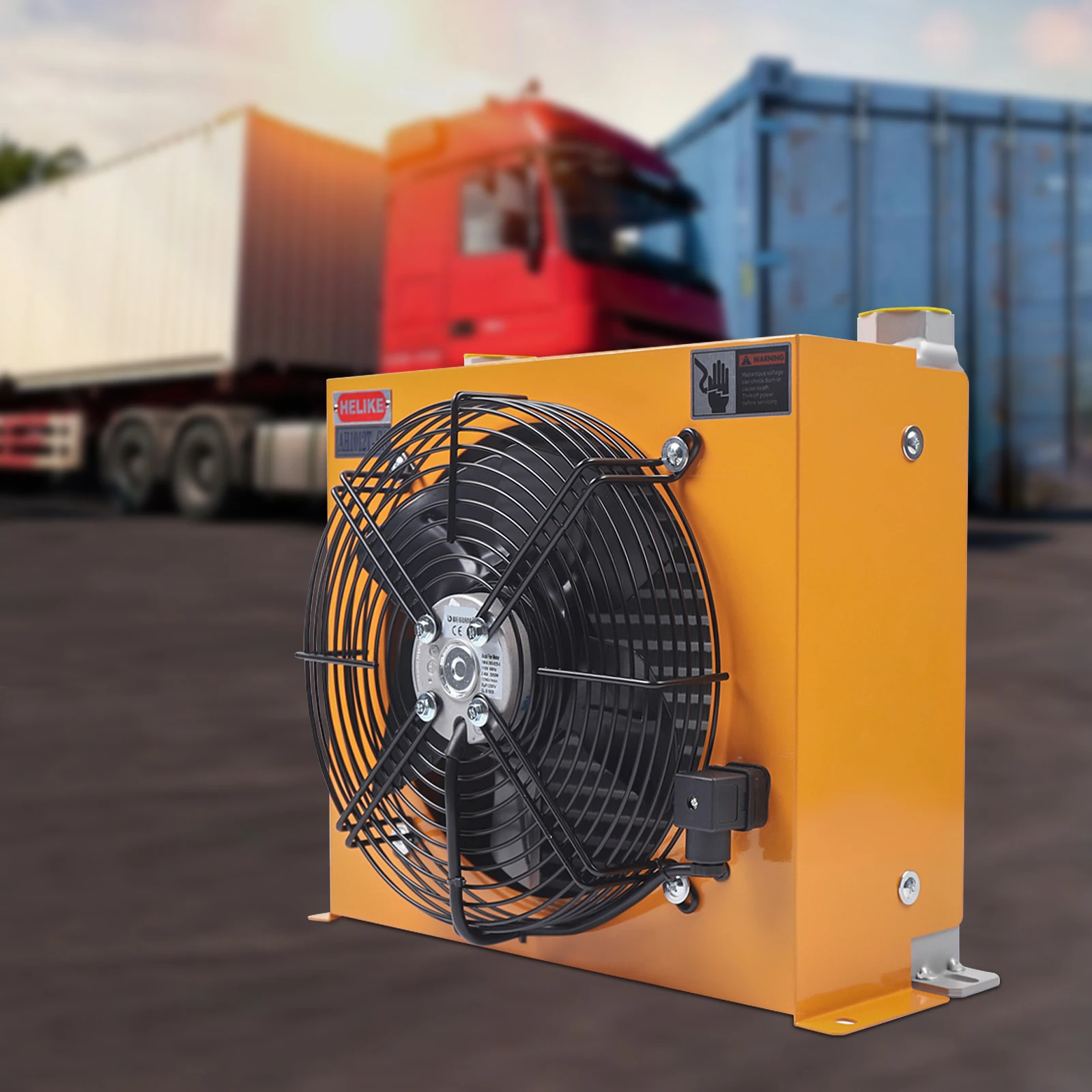 

Hydraulic Oil Cooler AC110V Hydraulic Oil Cooler 60W 1450RPM Aluminium Industrial Hydraulic Radiator for Machinery