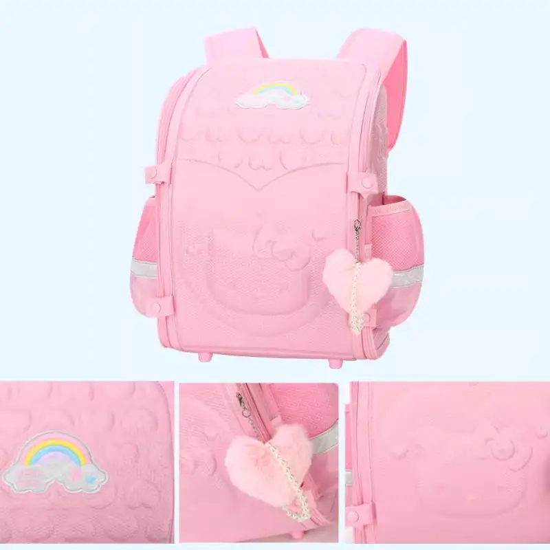 Sanrioed Hello Kitty Anime Cute Large Capacity Children Backpack Schoolbags Student Cartoon Shoulder Bag Travel Gift for Friend