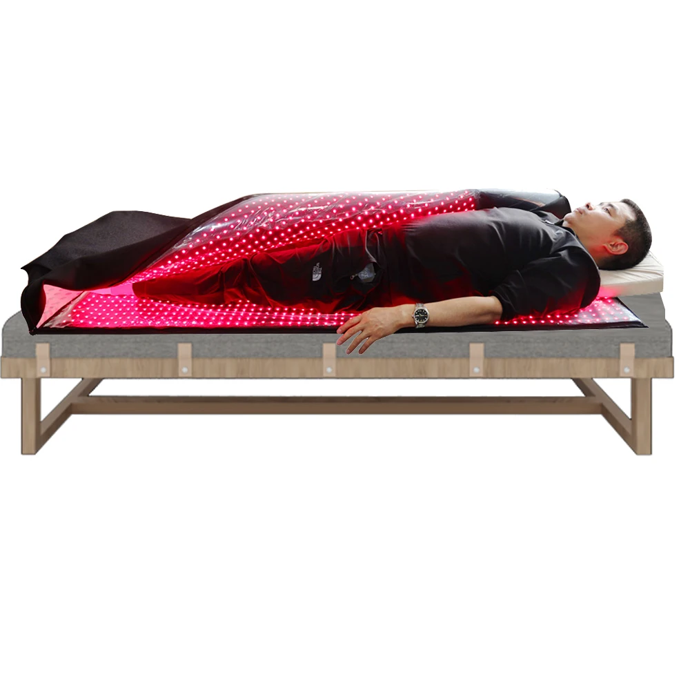 Wholesale sauna blanket infrared light full body red light therapy sleeping bag 660nm 850nm mat