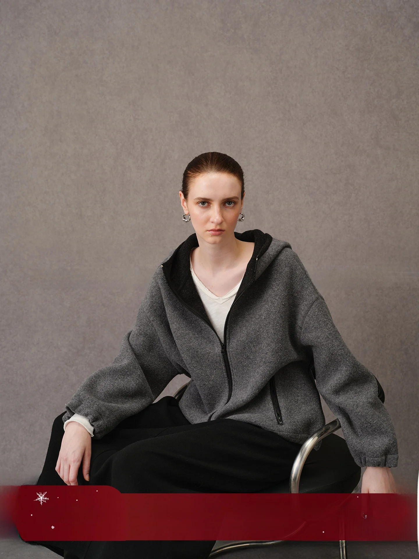 

Женское шерстяное пальто Super90S из австралийской тонкой шерсти, двустороннее, на молнии, CW6657