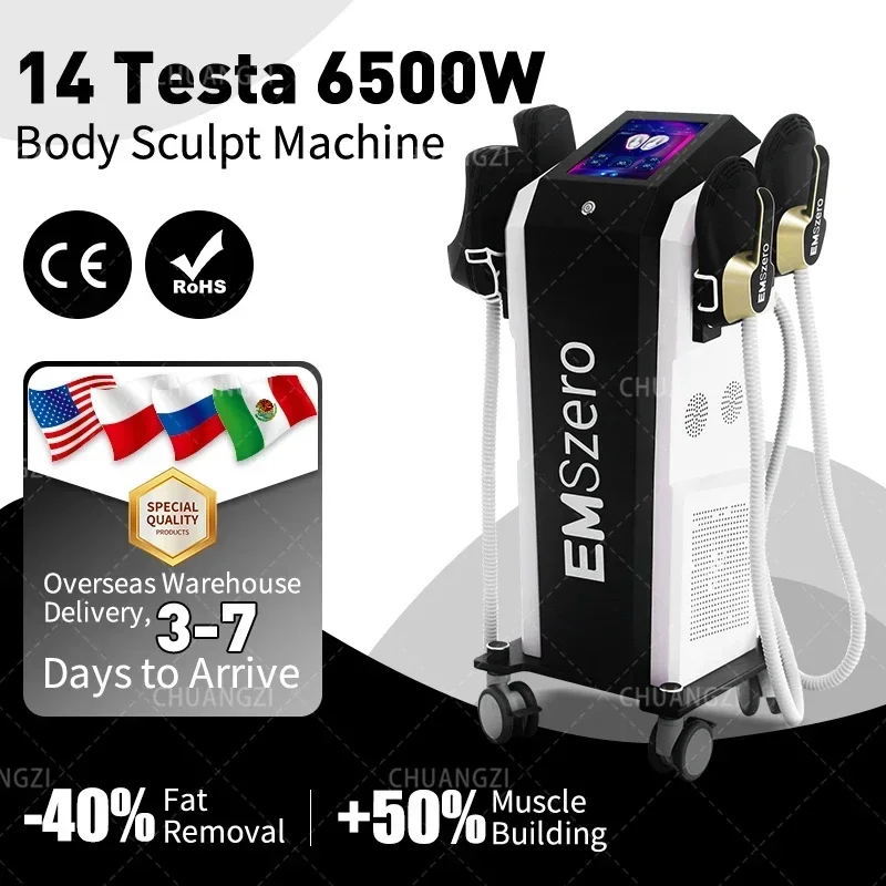 Hot Sale 2024 Latest DLS EMSlim 14tesla Muscle Stimulation EMS Hip Shaping Machine Weight Loss Salon EMSzero New Fat Removal Bod