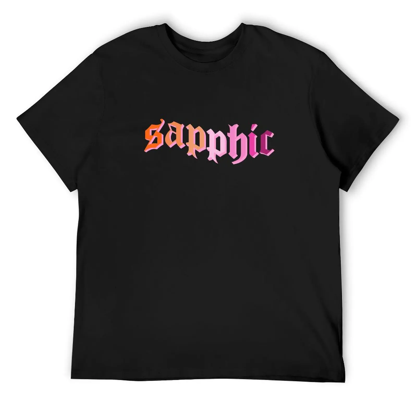 

sapphic T-Shirt anime t shirts cotton man t-shirts custom t-shirts plus size men clothing