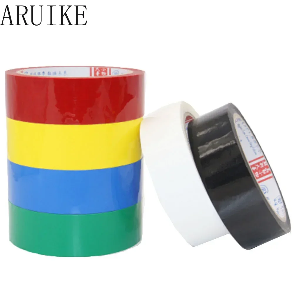

50M Warning Tape Multi-color Distinction Express Logistics Sealing Packaging White/Yellow/Red/Black/Green/Blue Color