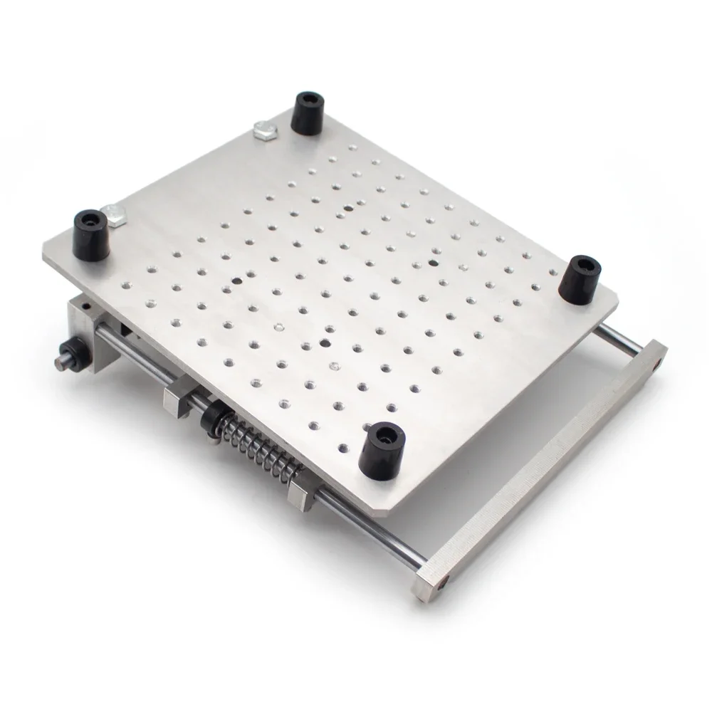 PCB Stencil Solder Paste Printer For SMT Assembly Solder Paste Printing Aluminum Alloy Manual Screen Printing Table Equipment view 6