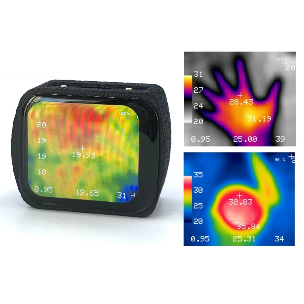 

Инфракрасный тепловизор Mini-MLX90640 с интерфейсом Type-C и датчиком температуры с разрешением 32*24, высокоточный.