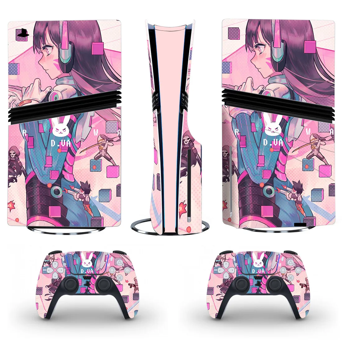 novo-jogo-bonito-menina-dva-ps5-pro-disco-adesivo-de-pele-protetor-decalque-capa-para-controlador-console-ps5-pro-disco-adesivo-vinil