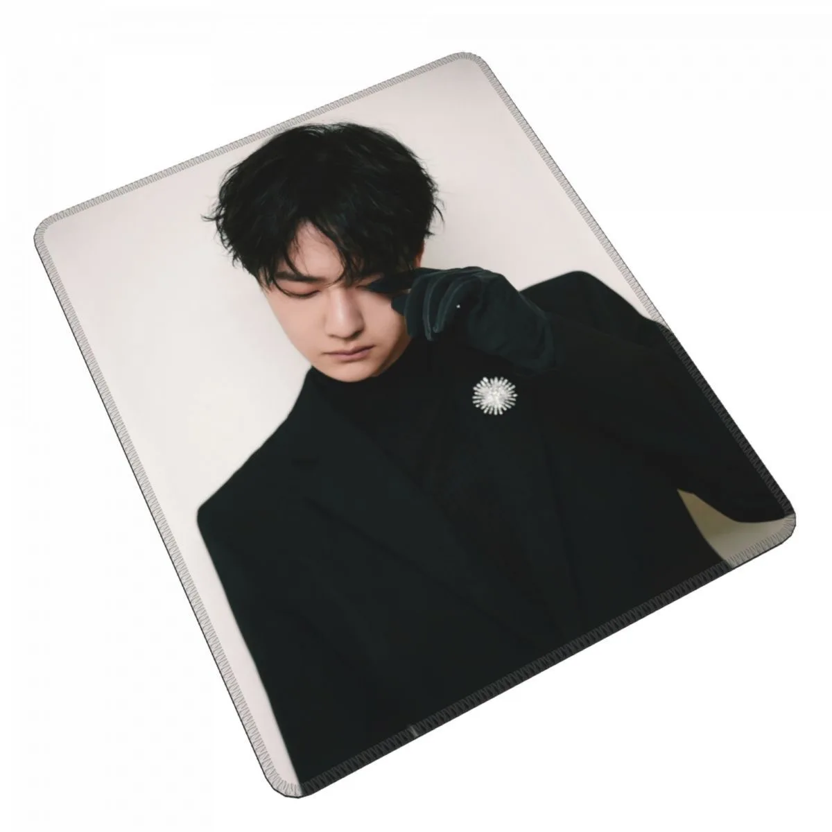 Tapis de souris en caoutchouc Xiao Zhan Yibo Hu Ge Zhang Ruoyun Wang Hedi Gong Jun Cai Xukun Re Ba Yang Mi Li Xian, pour ordinateur