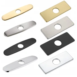 Cubierta de agujero de grifo de fregadero, placa de cubierta de acero inoxidable para fregadero de cocina de baño de 1 o 3 agujeros, la mayoría de los grifos de un solo orificio