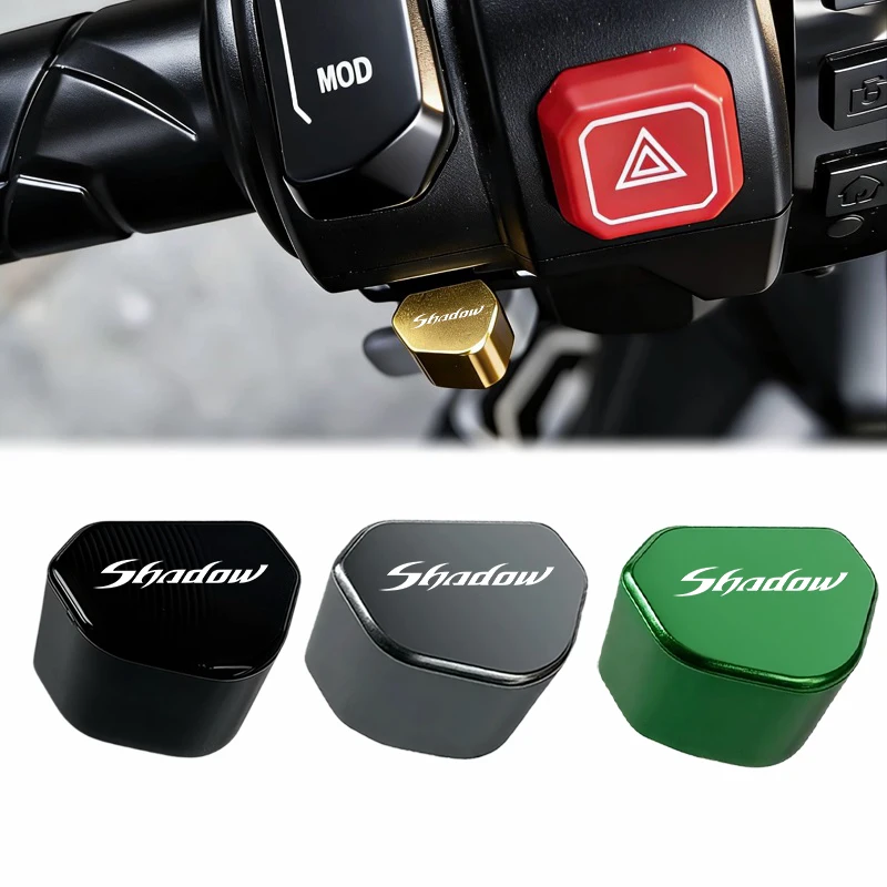 Mototcycle CNC For Honda Shadow VT600 VT750 VT1100 VT400 VT125 VT 125 600 750 1100 400 Switch Button Turn Signal Switch Key cap