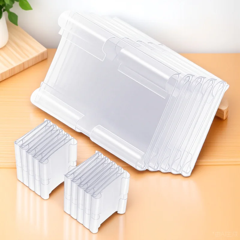 

60Pcs PVC Price Tag Holders Sign Label Clips Easy Use Display Stand for Retail Market Sign Holder Label Holder