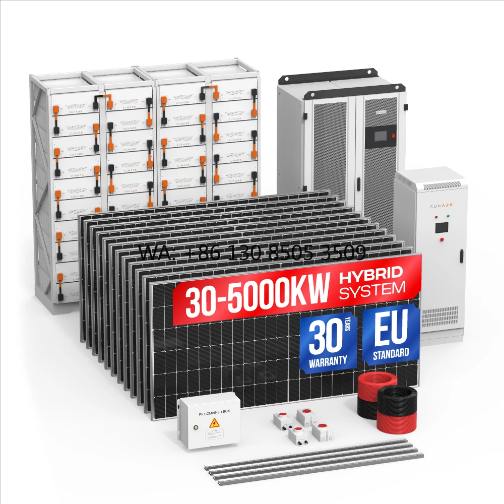 

Complete Solar Panel System 30Kw 300Kw 3000Kw High Efficiency Solar Energy System With Lithium Battery