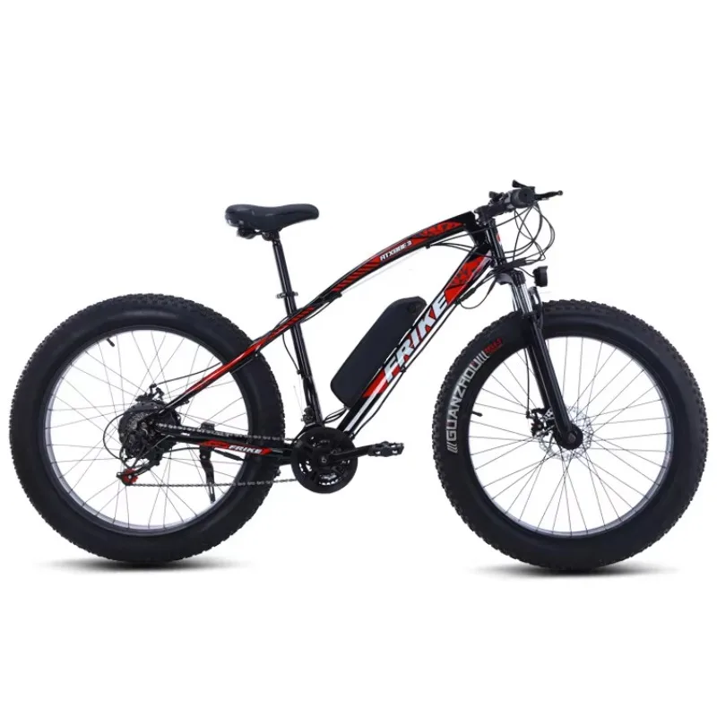 Hot Sale Fat Tire 250W 26*4.0 Suspension Fork Electric Fat Bike 36V Bicicleta Winter Sports Snowmobile Fat Bike