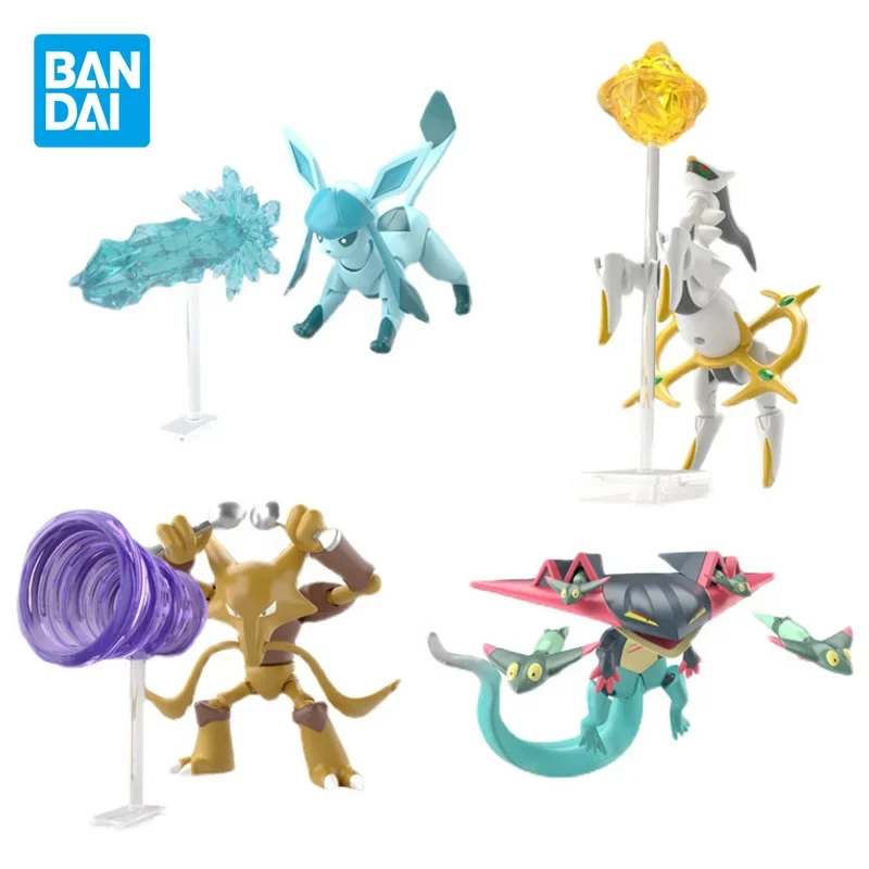 bandai-genuine-anime-pokemon-shodo-7-candy-toys-glaceon-alakazam-arceus-dragapult-action-figure-kawaii-kids-toys-christmas-gifts