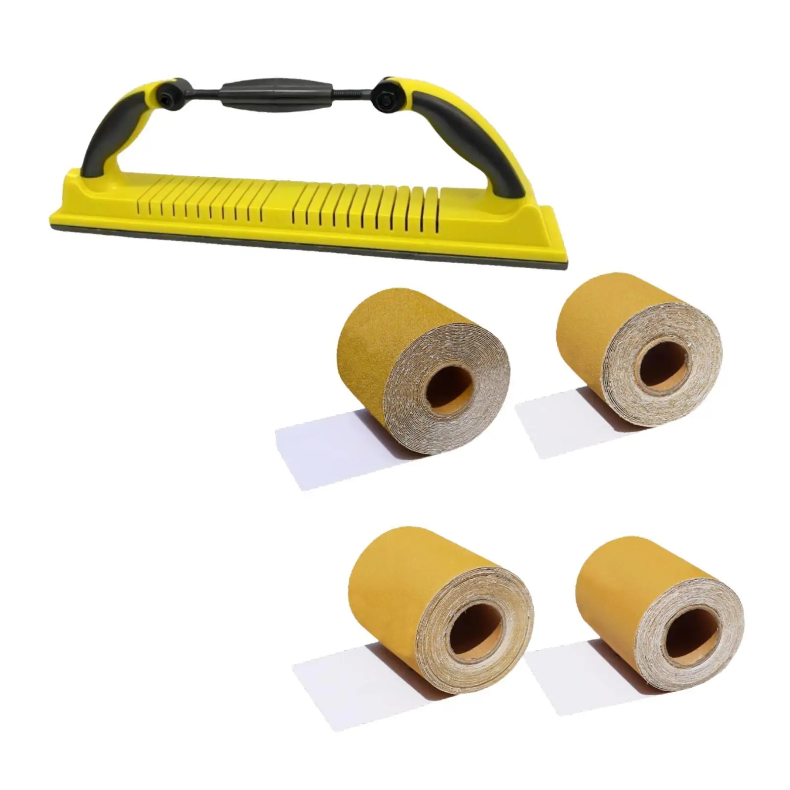 كتلة ملف الصنفرة اليدوية المحمولة ذاتية اللصق لتلميع الأثاث