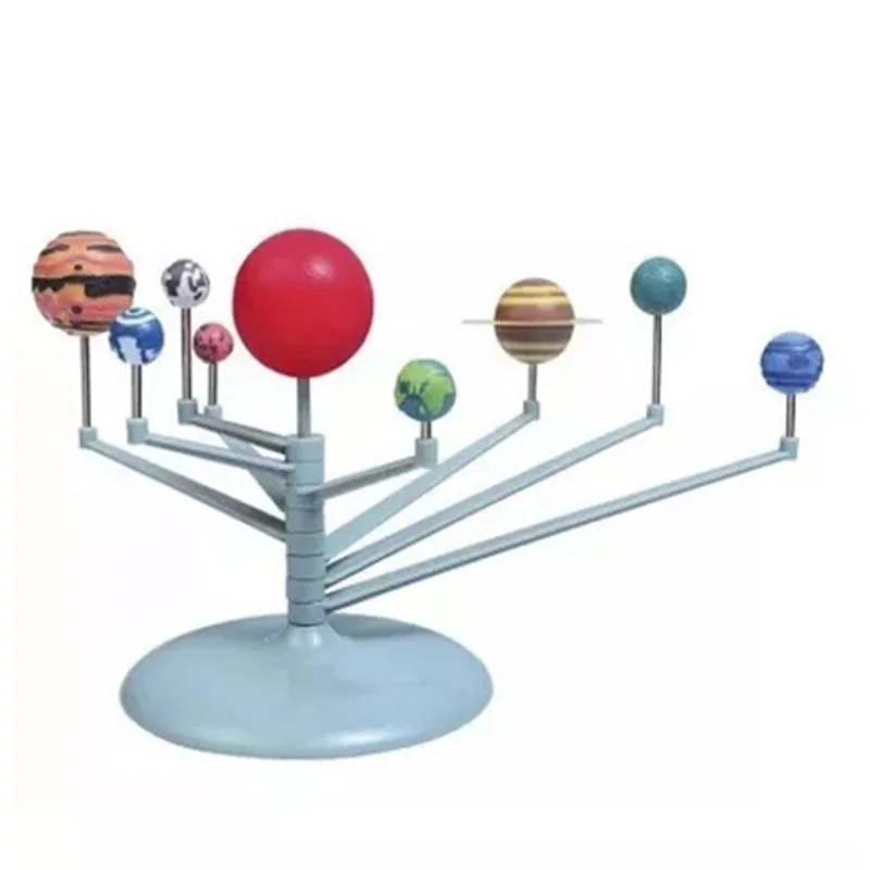 Nine Planets Model Puzzle Assembly Solar System Star Instrument Children's Experiment Scientific and Educational Toy