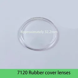 Watch accessories 7120 watch cover with organic rubber cover, plastic cover, glass mirror, old Shanghai 32.20mm