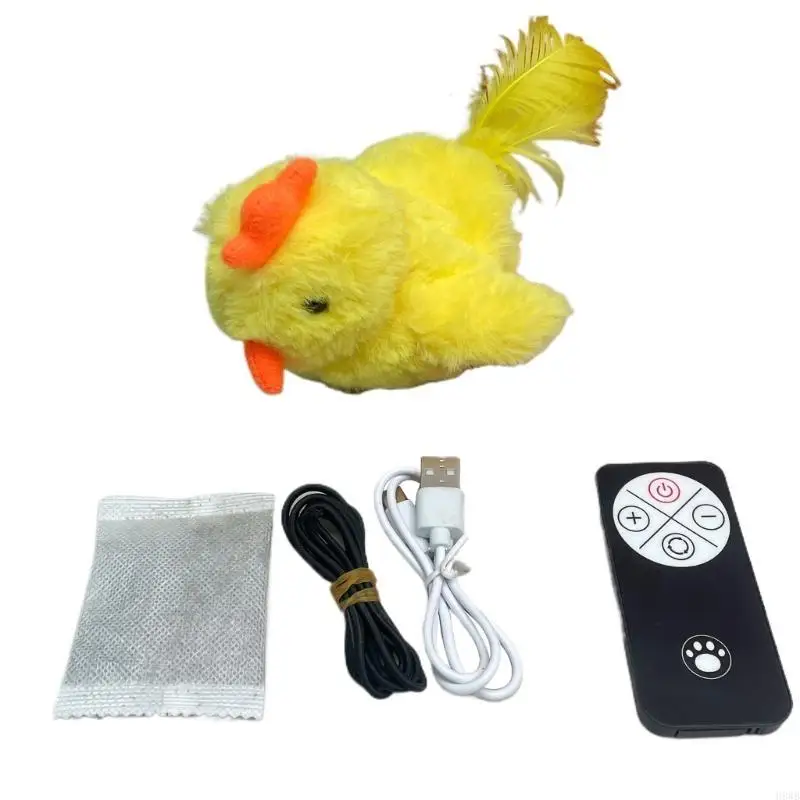 H8WB Rechargeable Electric Cats Toy with Automatic Sensors Plush Quiet Operations