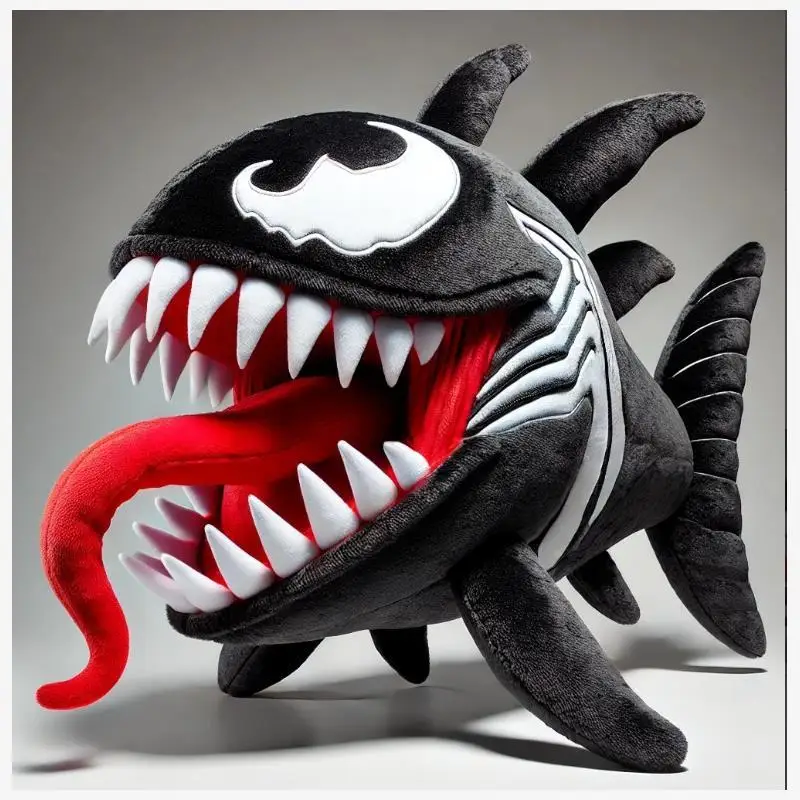 New Marvel Venom The Last Dance Venom Horse Venom Frog And Venom Fish Symbiote Venom War Horse Body Horse Peace Elite Plush Toy