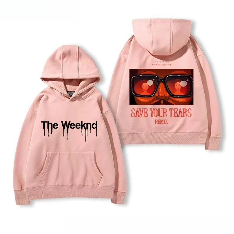 The Weeknd Hurry Up Tomorrow Hoodie Men Women Vintage Letter Print Pullover Hooded Sweatshirt Fans Concert Streetwear Tops