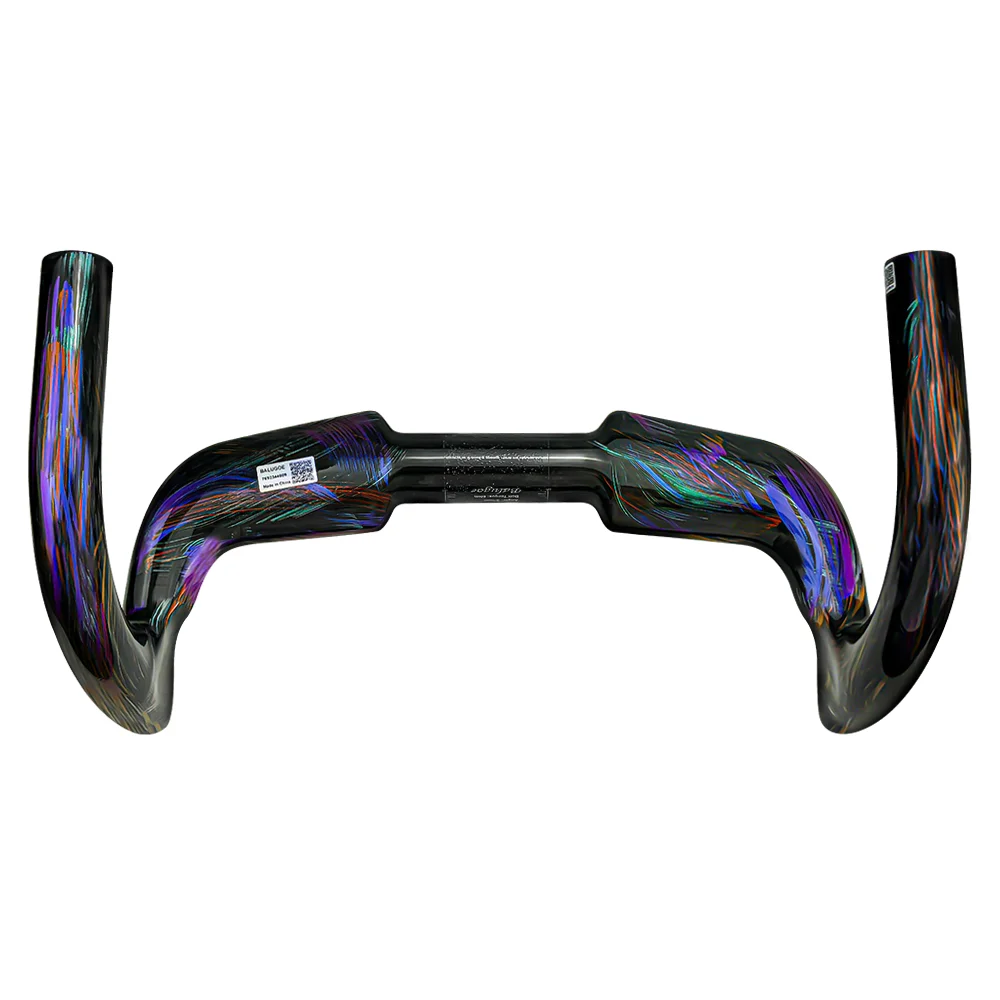 2026 Neuer BALUGOE Carbon-Rennradlenker Aerodynamischer Fahrradlenker mit Fixiertopf Fahrradlenker 31,8mm UCI Lackierte Version – Detail 7