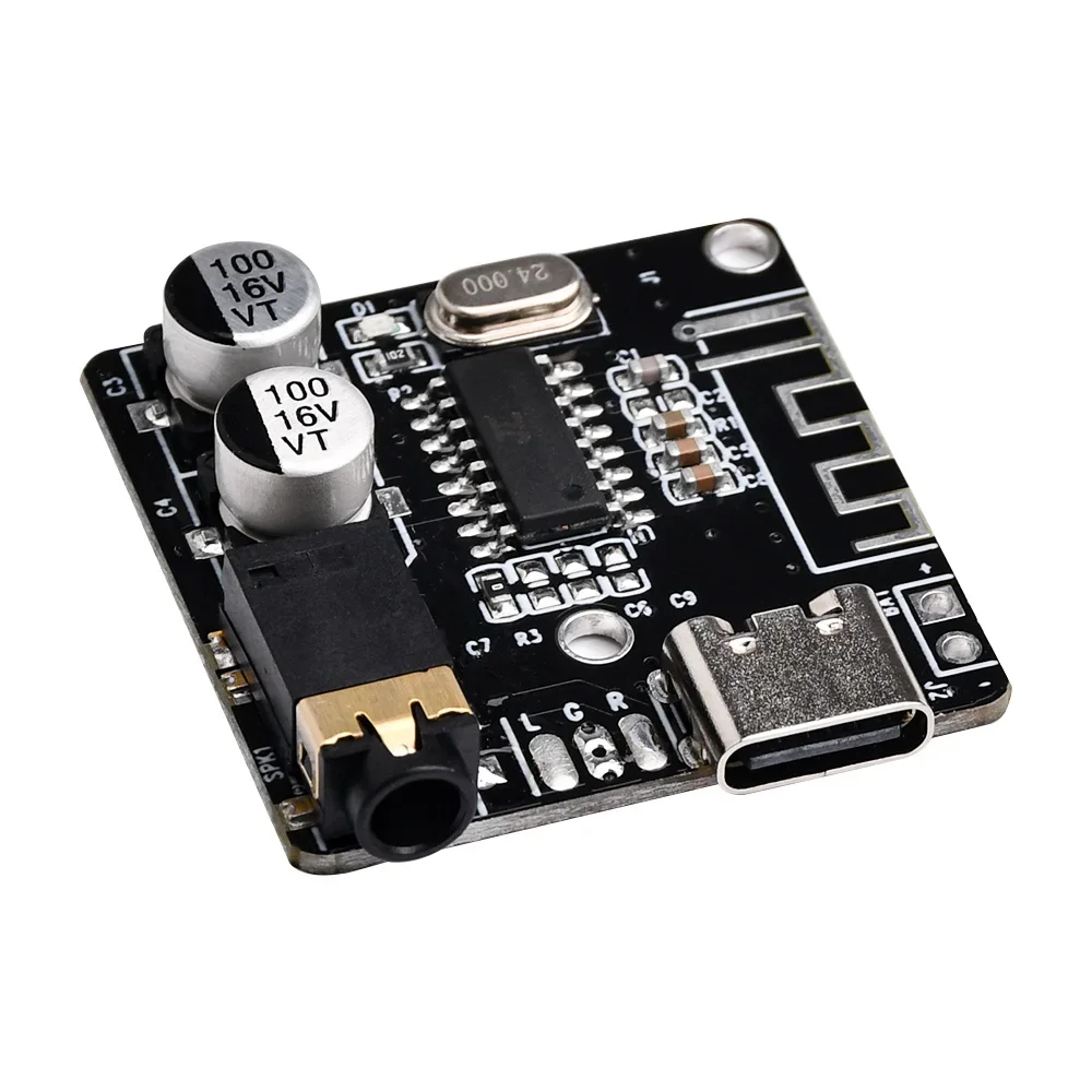 VHM-314 Wireless Stereo Music Module Audio Aux Bluetooth-Compatible 4.1/5.0 MP3 Decoding Player Board Type-C Micro USB 5V Power