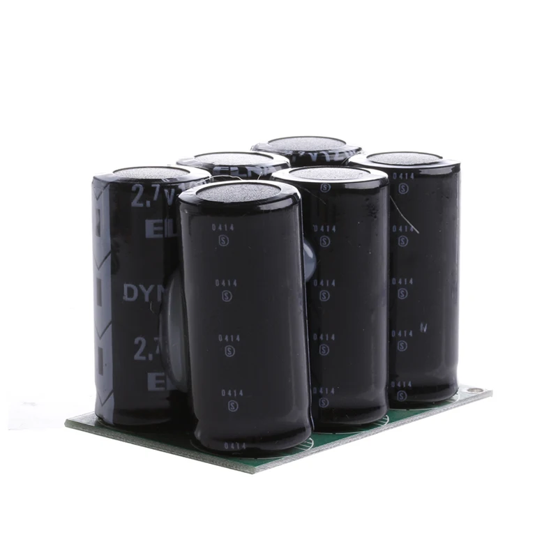 

Capacitor 2.7V 120F 6Pcs Super Capacitor With for Protection Board Module