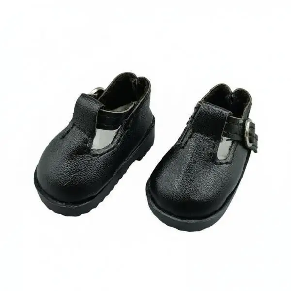 Doll Footwear PU Leather Mary Janes Low Strap Shoes 1 6 Scale BJD Accessories for 30 Cm Dolls