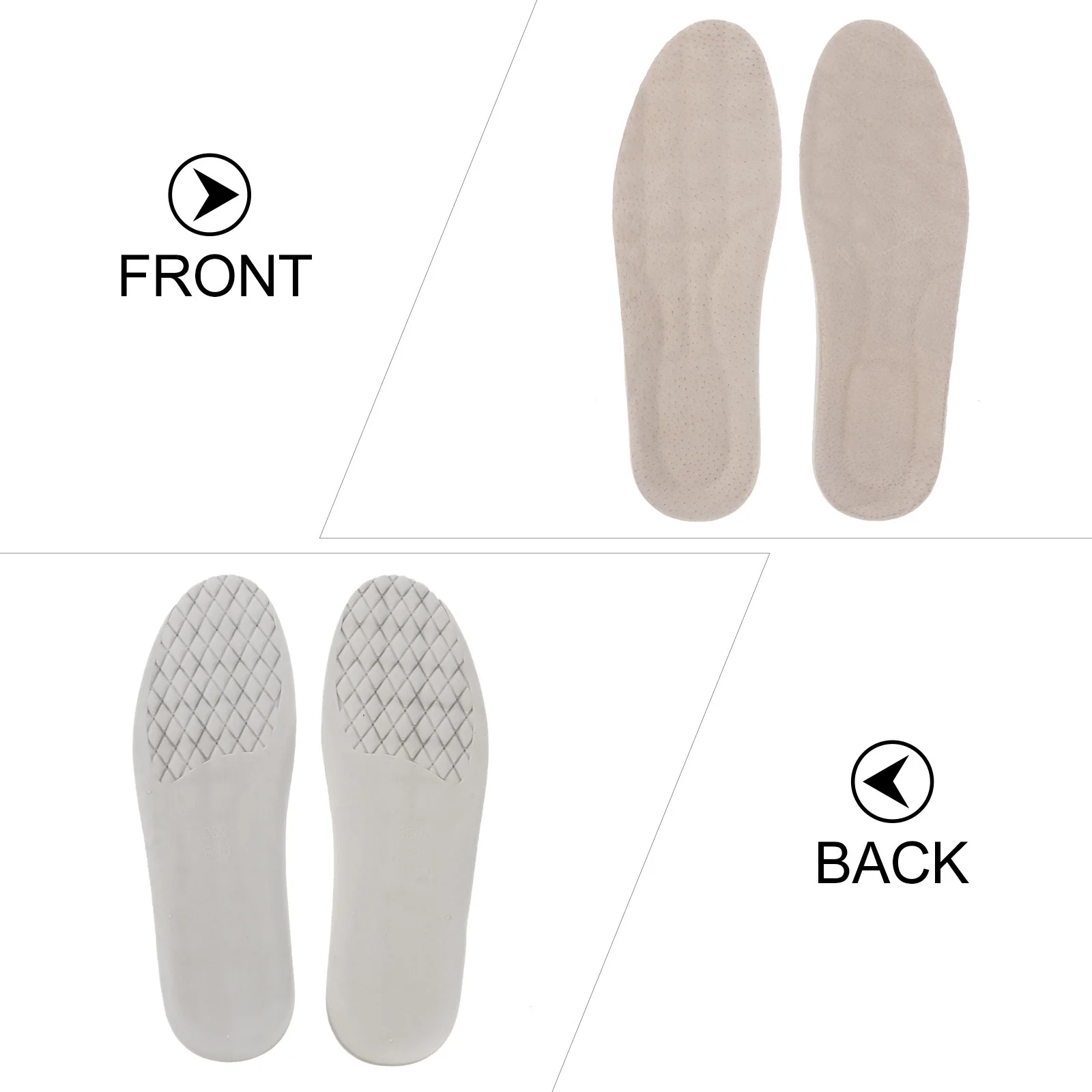 

Latex Sports Insoles Breathable Emulsion Absorb Sweat Elastic Casual and Comfortable