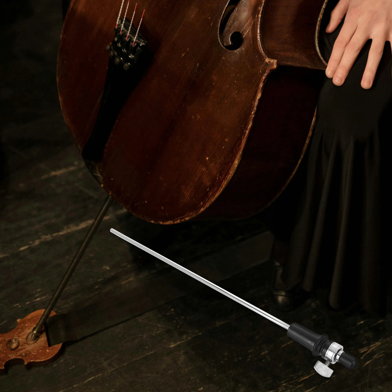 

Adjustable Height Cello Endpin Durable Metal Non Slip Nylon Foot Support For Professional Beginner Cellists Replacement Parts