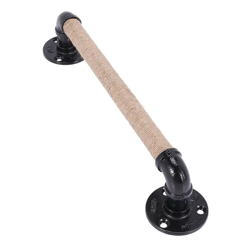 a04g-5x-industrial-style-pipe-furniture-handle-barn-sliding-wooden-door-handles-black-european-wrought-iron-rope-handle