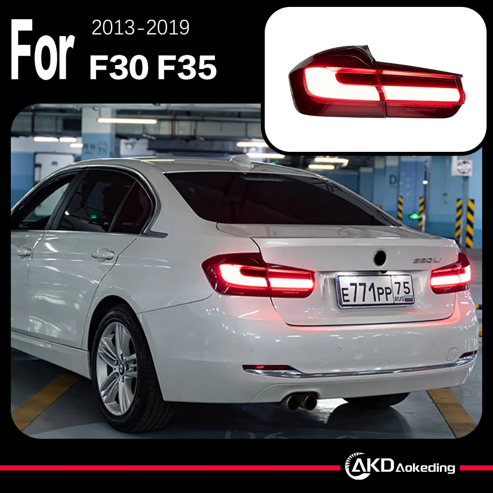 

AKD Car Model For BMW F30 2013-2018 F35 Tail Lamp Led Fog Lights DRL Hella Tuning Light Car Accessories 320i 325i Tail Lights